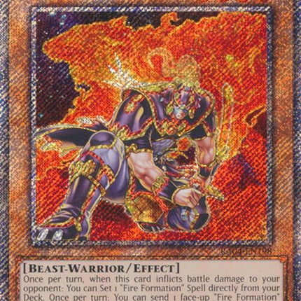 Brotherhood of the Fire Fist - Bear [RA04-EN198] Platinum Secret Rare