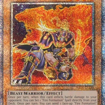 Brotherhood of the Fire Fist - Bear [RA04-EN198] Quarter Century Secret Rare