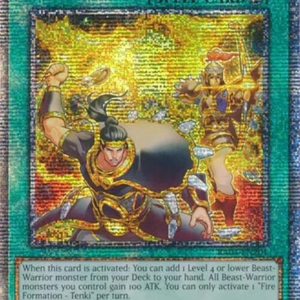 Fire Formation - Tenki [RA04-EN201] Quarter Century Secret Rare