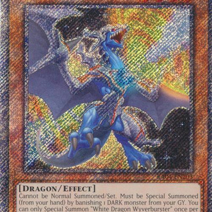 White Dragon Wyverburster [RA04-EN203] Platinum Secret Rare