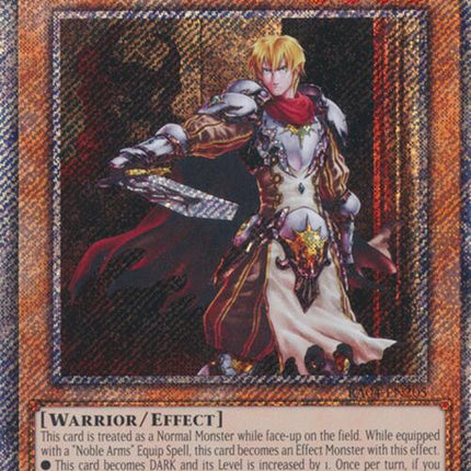 Noble Knight Medraut [RA04-EN205] Platinum Secret Rare