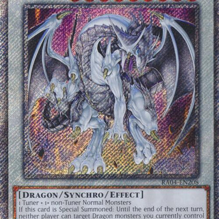 Azure-Eyes Silver Dragon [RA04-EN208] Platinum Secret Rare