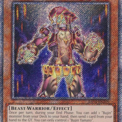 Bujin Yamato [RA04-EN209] Platinum Secret Rare