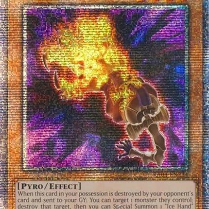 Fire Hand [RA04-EN224] Quarter Century Secret Rare