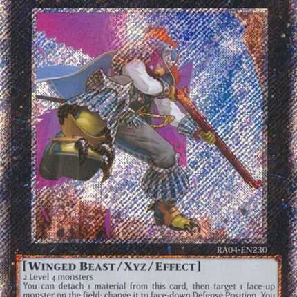 Castel, the Skyblaster Musketeer [RA04-EN230] Platinum Secret Rare