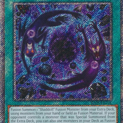 Shaddoll Fusion [RA04-EN231] Platinum Secret Rare