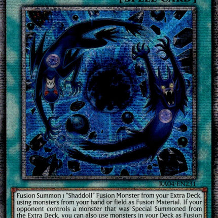 Shaddoll Fusion [RA04-EN231] Quarter Century Secret Rare