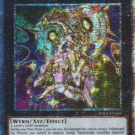 Stellarknight Constellar Diamond [RA04-EN241] Quarter Century Secret Rare