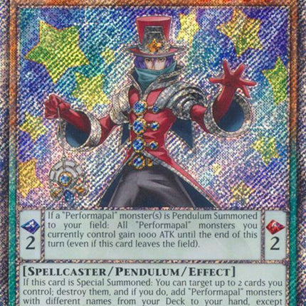 Performapal Pendulum Sorcerer [RA04-EN242] Platinum Secret Rare