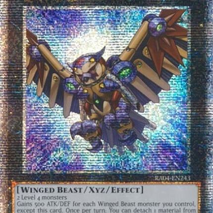 Raidraptor - Force Strix [RA04-EN243] Quarter Century Secret Rare