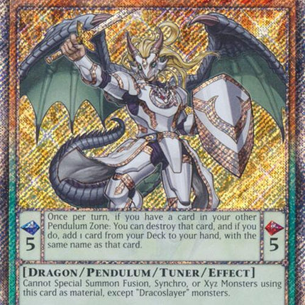 Luster Pendulum, the Dracoslayer [RA04-EN252] Platinum Secret Rare