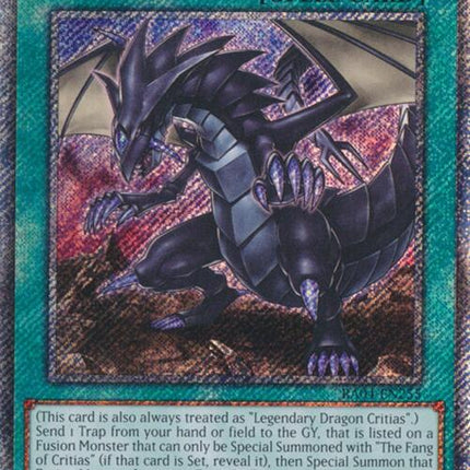 The Fang of Critias [RA04-EN255] Platinum Secret Rare