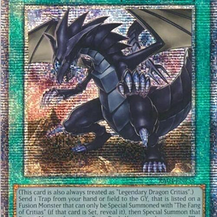 The Fang of Critias [RA04-EN255] Quarter Century Secret Rare