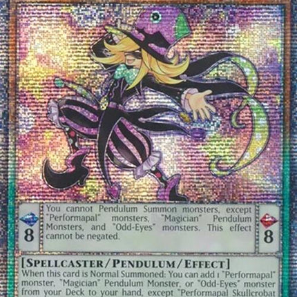 Performapal Skullcrobat Joker [RA04-EN257] Quarter Century Secret Rare