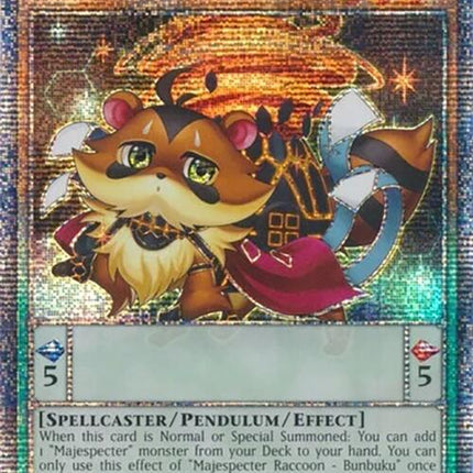 Majespecter Raccoon - Bunbuku [RA04-EN259] Quarter Century Secret Rare