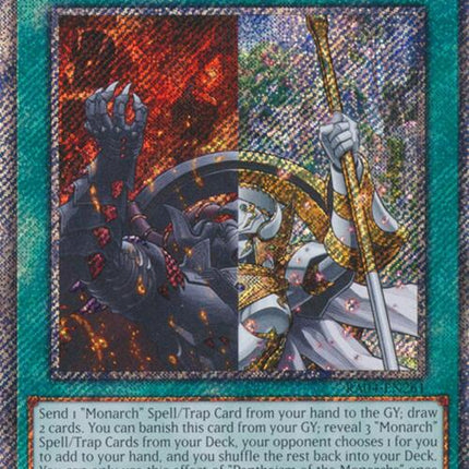 Pantheism of the Monarchs [RA04-EN261] Platinum Secret Rare