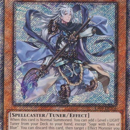 Sage with Eyes of Blue [RA04-EN266] Platinum Secret Rare