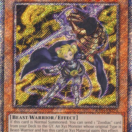 Zoodiac Ratpier [RA04-EN274] Platinum Secret Rare