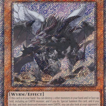 True King Lithosagym, the Disaster [RA04-EN275] Platinum Secret Rare