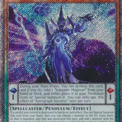 Astrograph Sorcerer [RA04-EN282] Platinum Secret Rare