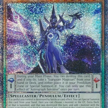 Astrograph Sorcerer [RA04-EN282] Quarter Century Secret Rare