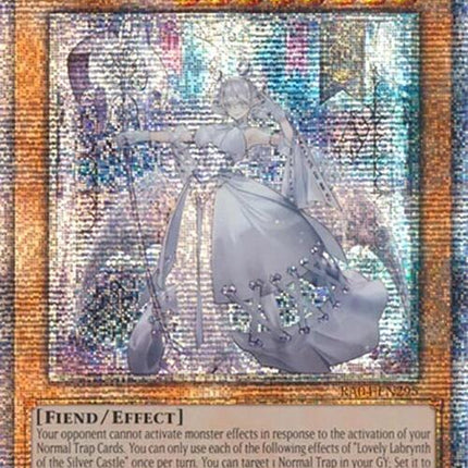 Lovely Labrynth of the Silver Castle [RA04-EN295] Quarter Century Secret Rare