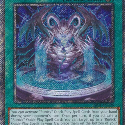 Runick Fountain [RA04-EN296] Platinum Secret Rare