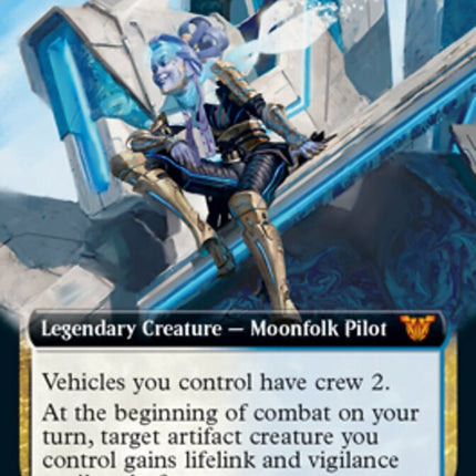 Kotori, Pilot Prodigy (Extended Art) [Kamigawa: Neon Dynasty Commander]
