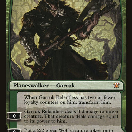 Garruk Relentless // Garruk, the Veil-Cursed [Innistrad]