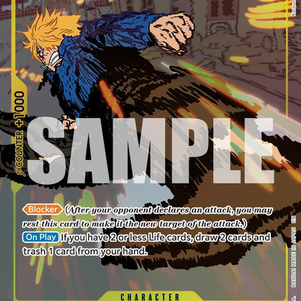 Sanji (Alternate Art) [Extra Booster: Anime 25th Collection]