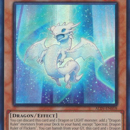 Spectral, Dragon Ruler of Flickers [ALIN-EN018] Ultra Rare