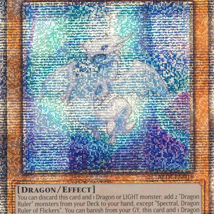 Spectral, Dragon Ruler of Flickers [ALIN-EN018] Quarter Century Secret Rare