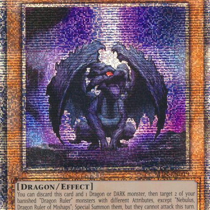 Nebulus, Dragon Ruler of Mishaps [ALIN-EN019] Quarter Century Secret Rare