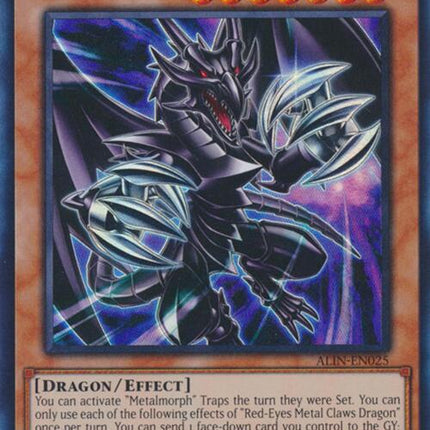 Red-Eyes Metal Claws Dragon [ALIN-EN025] Super Rare