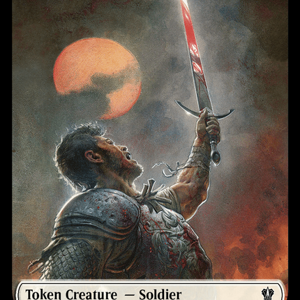 Soldier // Ogre Double-Sided Token [Murders at Karlov Manor Commander Tokens]