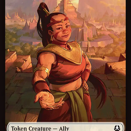 Ally (0008) // Soldier (0002) Double-Sided Token [Avatar: The Last Airbender Tokens]