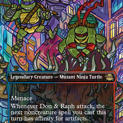 Don & Raph, Hard Science (Borderless) [Teenage Mutant Ninja Turtles]