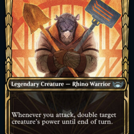 Mr. Orfeo, the Boulder (Showcase Golden Age Gilded Foil) [Streets of New Capenna]