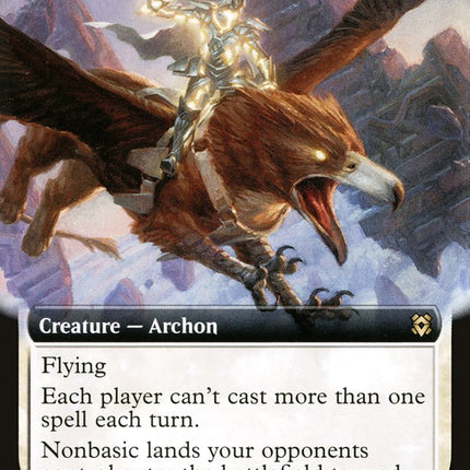 Archon of Emeria (Extended Art) [Zendikar Rising]