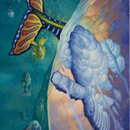 Dreamtide Whale Art Card [Modern Horizons 3 Art Series]