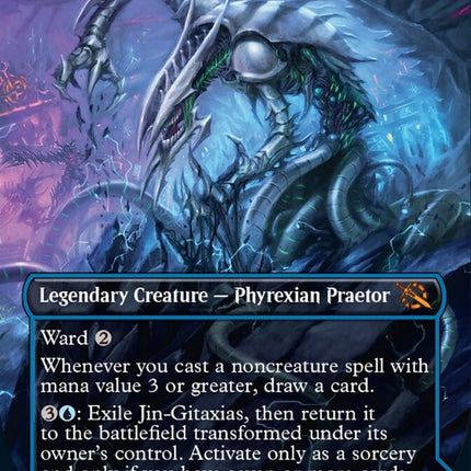 Jin-Gitaxias // The Great Synthesis (Borderless Alternate Art) [March of the Machine]