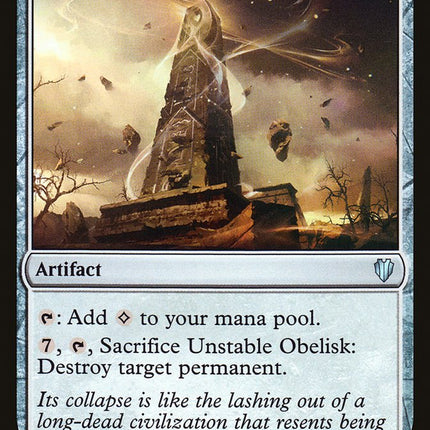 Unstable Obelisk [Commander 2017]