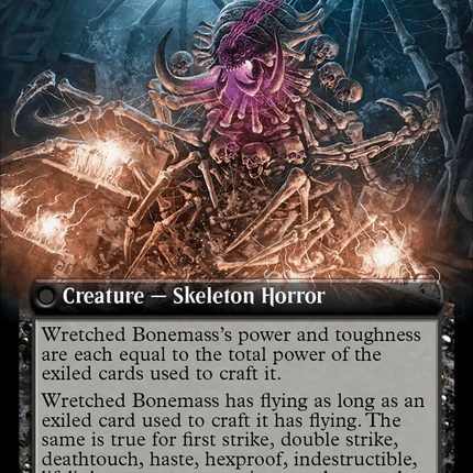 Altar of the Wretched // Wretched Bonemass (Extended Art) [The Lost Caverns of Ixalan Commander]
