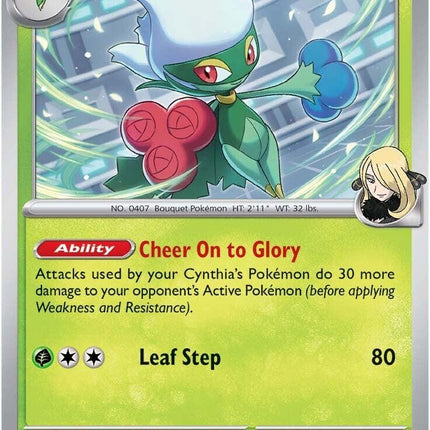 Cynthia's Roserade (008/182) [Scarlet & Violet: Destined Rivals]