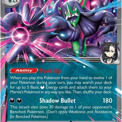 Marnie's Grimmsnarl ex (136/182) [Scarlet & Violet: Destined Rivals]