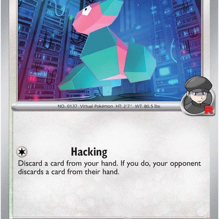 Team Rocket's Porygon (153/182) [Scarlet & Violet: Destined Rivals]