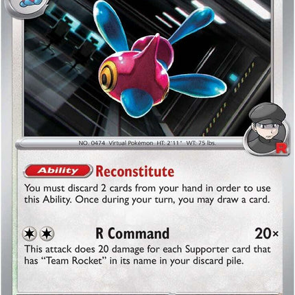 Team Rocket's Porygon-Z (155/182) [Scarlet & Violet: Destined Rivals]