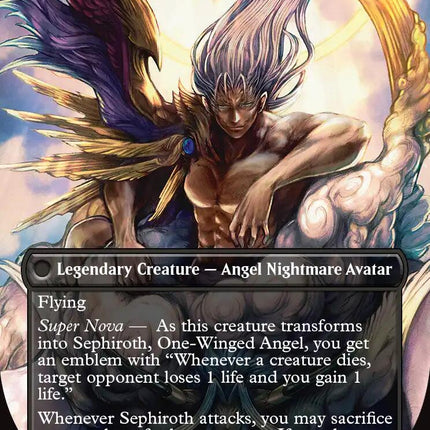Sephiroth, Fabled SOLDIER // Sephiroth, One-Winged Angel (Borderless) (0317) [FINAL FANTASY]