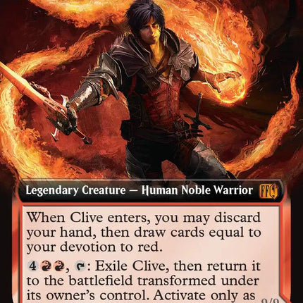 Clive, Ifrit's Dominant // Ifrit, Warden of Inferno (Extended Art) [FINAL FANTASY]