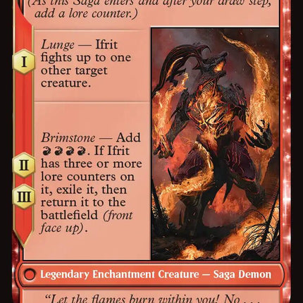Clive, Ifrit's Dominant // Ifrit, Warden of Inferno (Extended Art) [FINAL FANTASY]